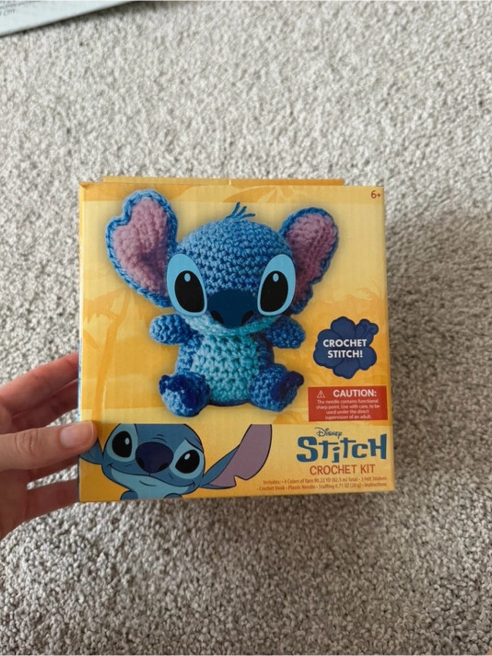 Disney Stitch Crochet Kit - Blue and Pink Plush